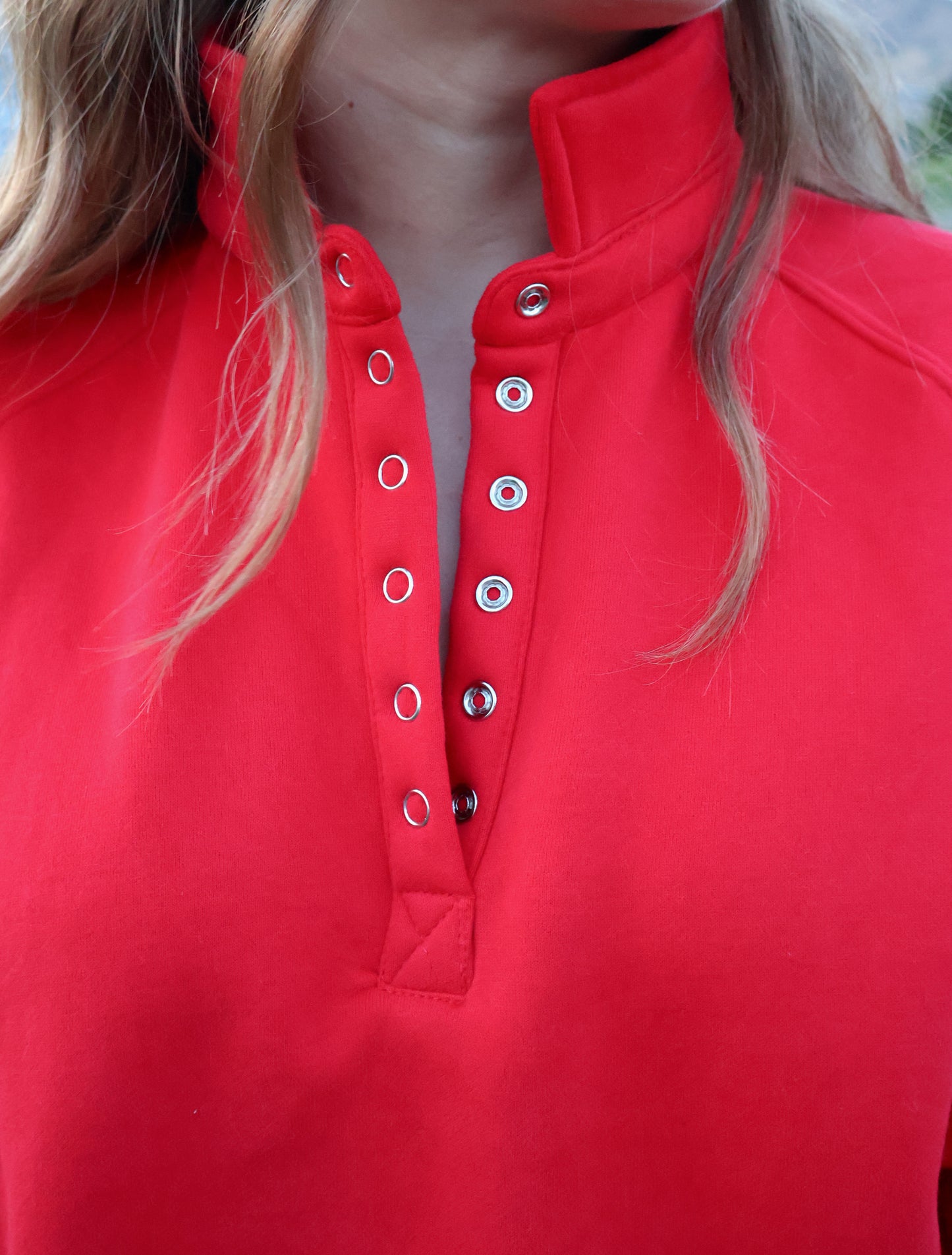 Snap Count Pullover in Royal